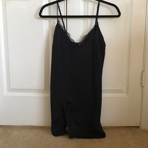 Urban Outfitters black slip dress